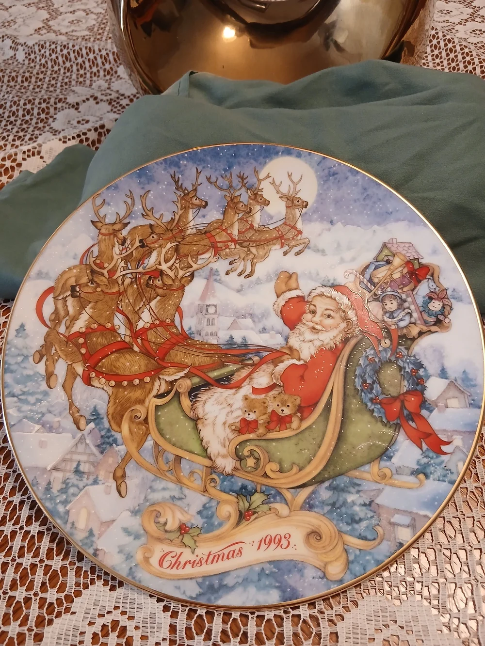 1993 Christmas Plate 